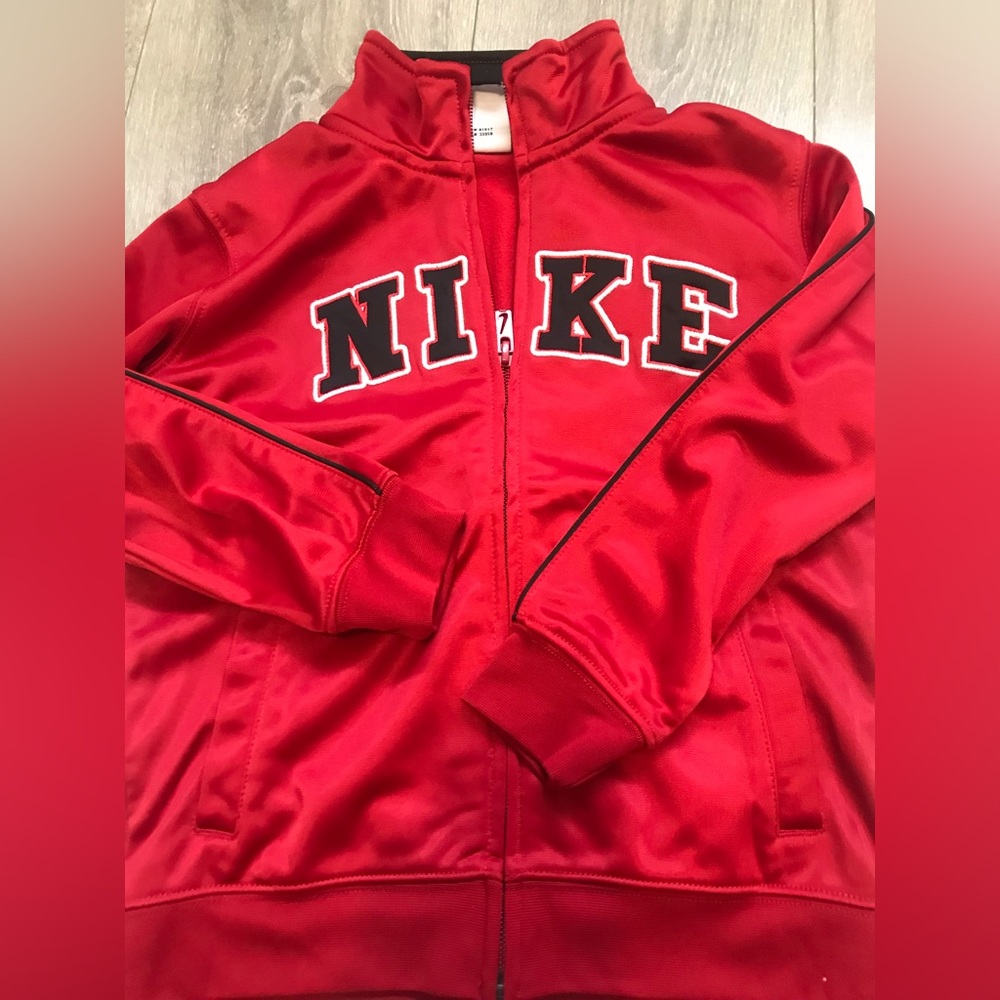 Nike red jacket size 6 boys